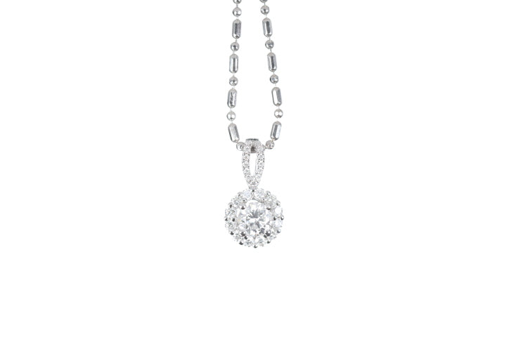 Halo Diamond Pendant