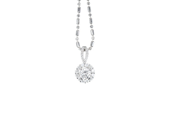 Halo Diamond Pendant