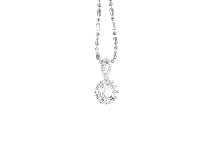 Halo Diamond Pendant