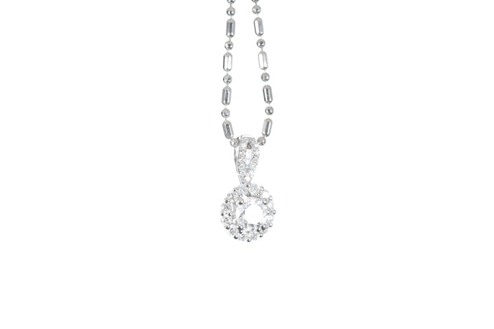 Halo Diamond Pendant