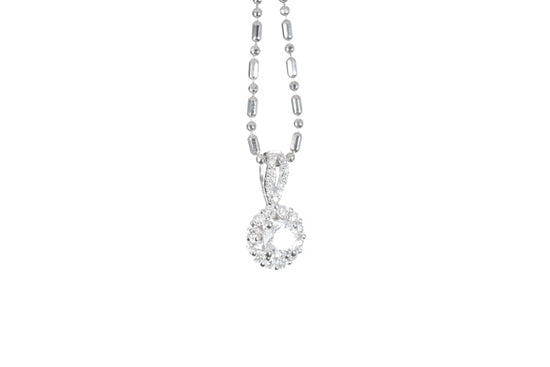 Halo Diamond Pendant