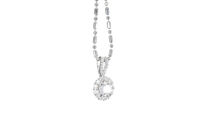 Halo Diamond Pendant