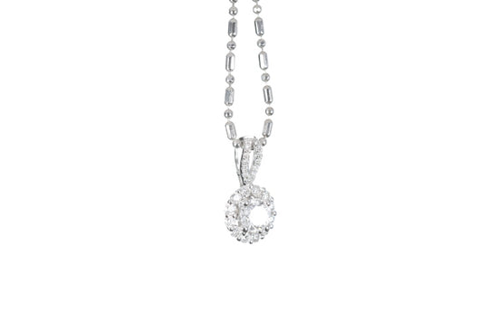 Halo Diamond Pendant