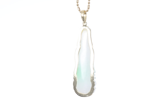 Jadeite Guan Yin Pendant