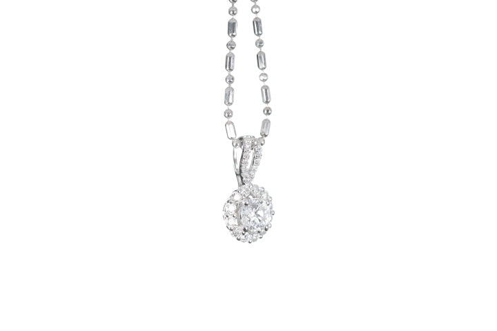Halo Diamond Pendant