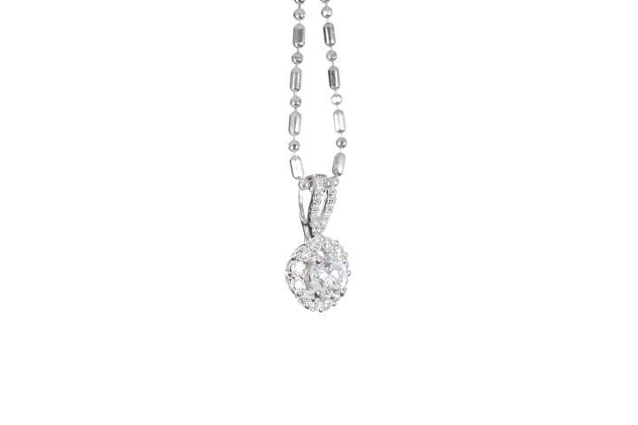 Halo Diamond Pendant