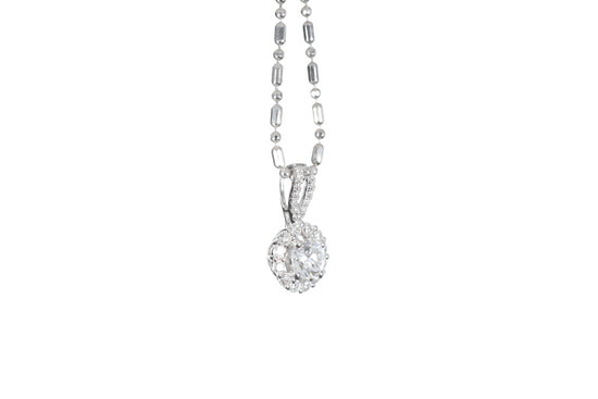 Halo Diamond Pendant