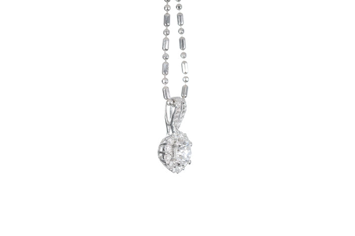 Halo Diamond Pendant