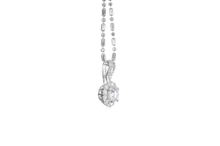 Halo Diamond Pendant