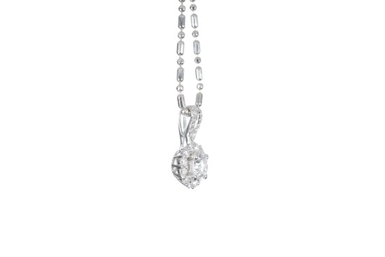 Halo Diamond Pendant