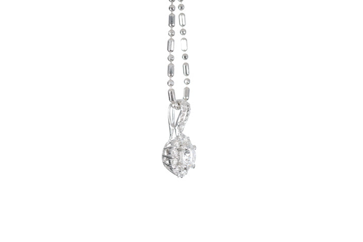 Halo Diamond Pendant