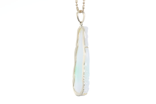 Jadeite Guan Yin Pendant