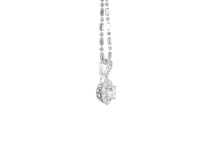 Halo Diamond Pendant