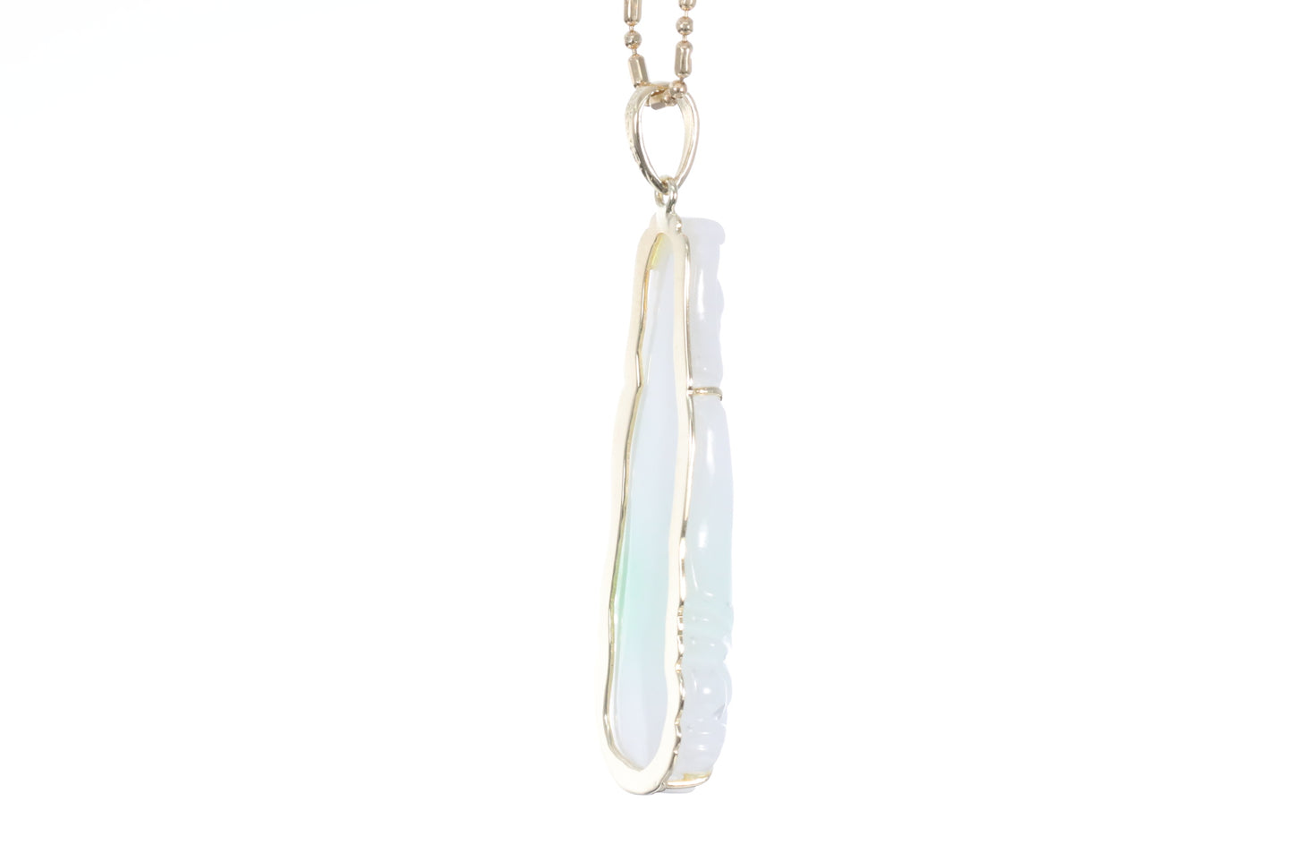 Jadeite Guan Yin Pendant