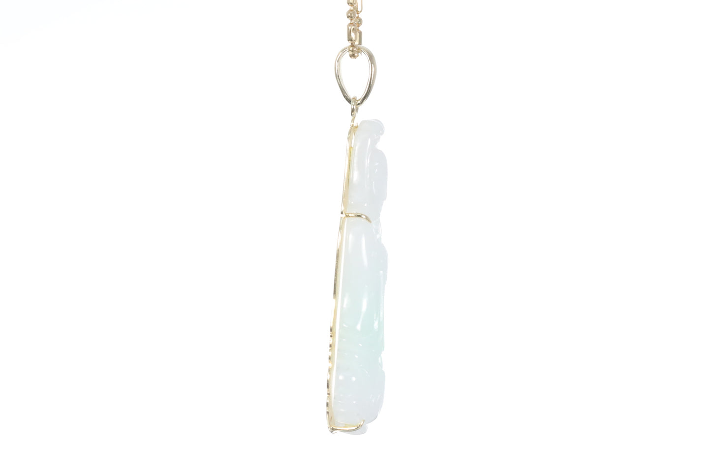 Jadeite Guan Yin Pendant