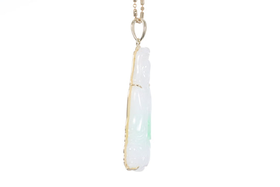 Jadeite Guan Yin Pendant