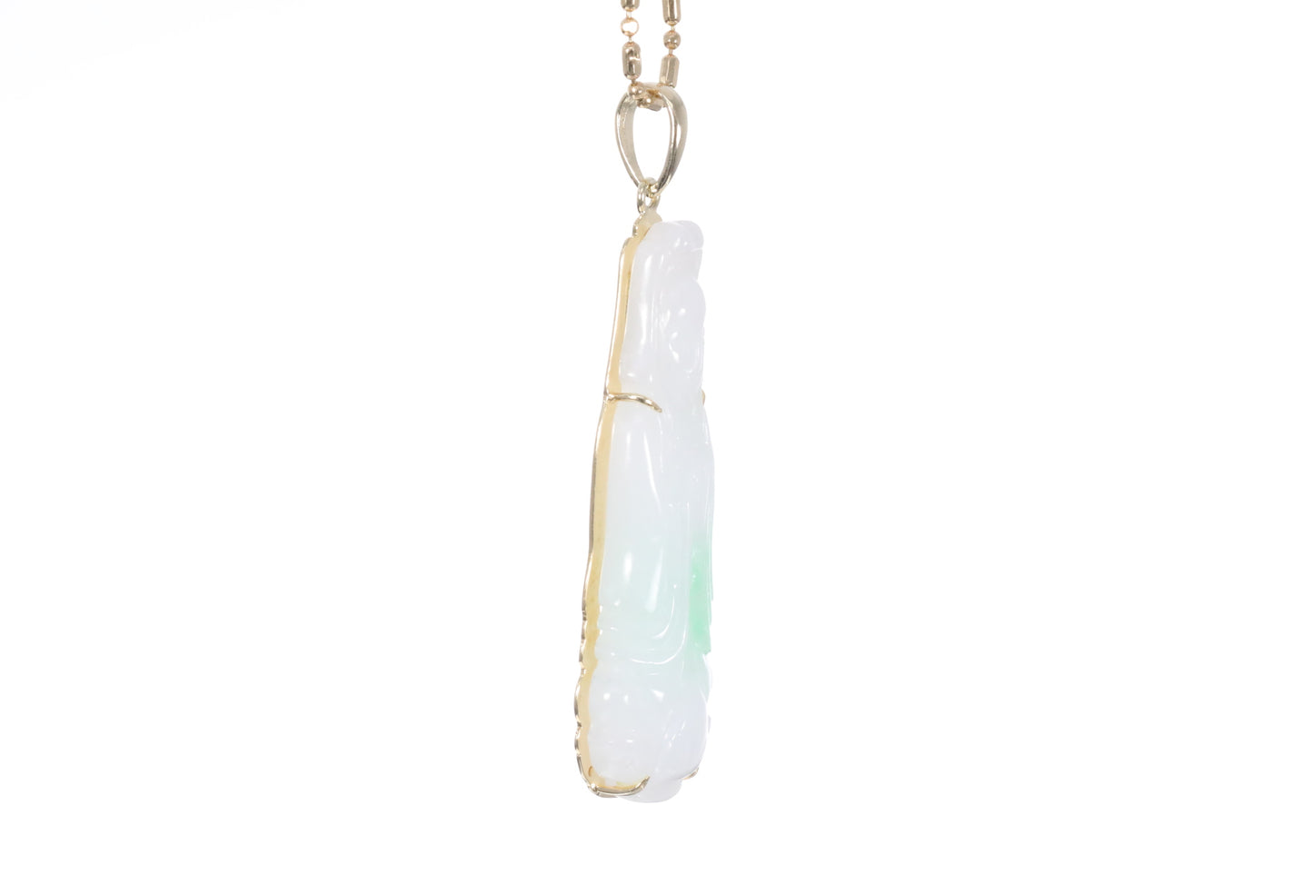 Jadeite Guan Yin Pendant