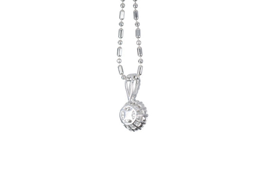 Halo Diamond Pendant