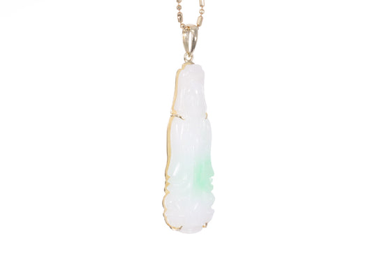 Jadeite Guan Yin Pendant