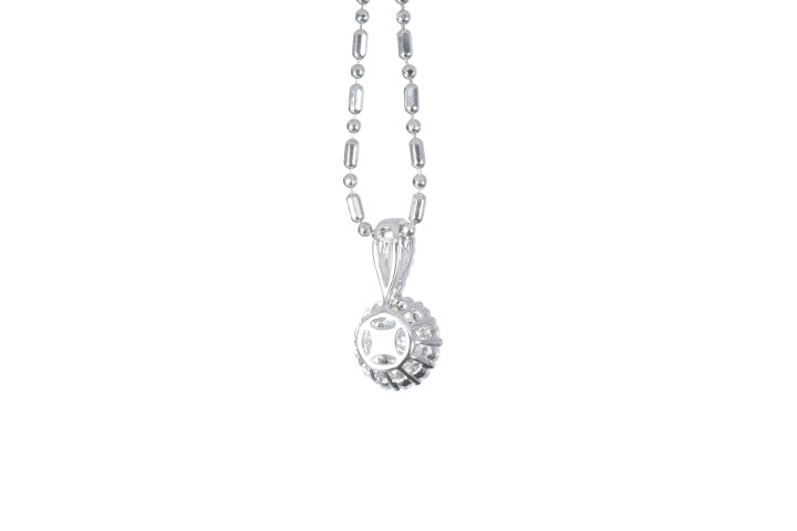 Halo Diamond Pendant