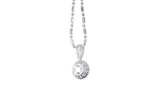 Halo Diamond Pendant