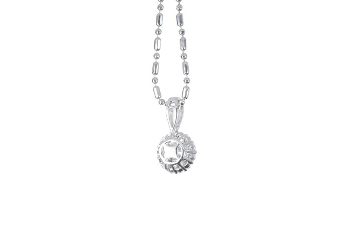 Halo Diamond Pendant