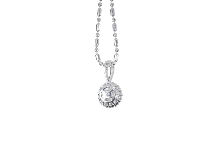 Halo Diamond Pendant