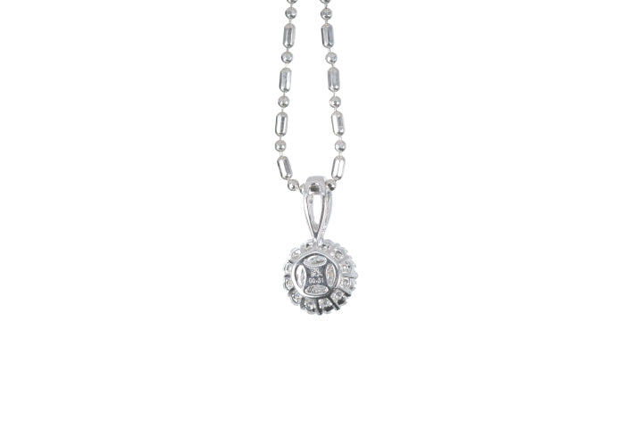 Halo Diamond Pendant