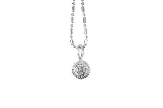 Halo Diamond Pendant