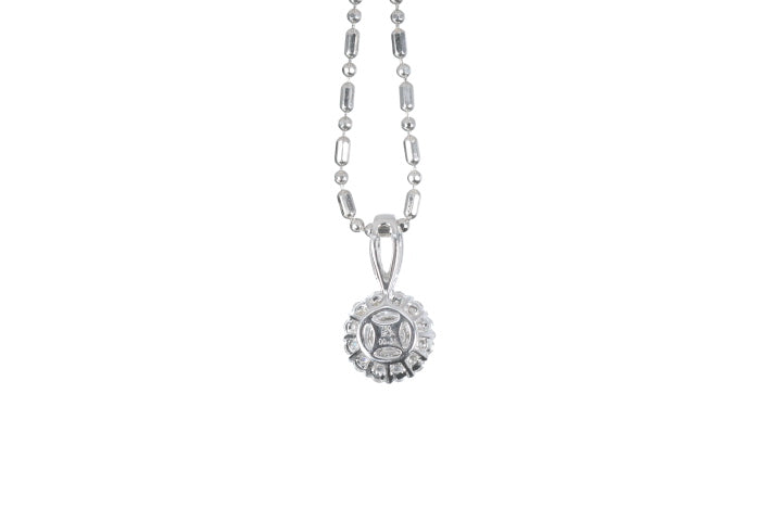 Halo Diamond Pendant