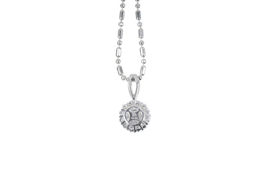 Halo Diamond Pendant