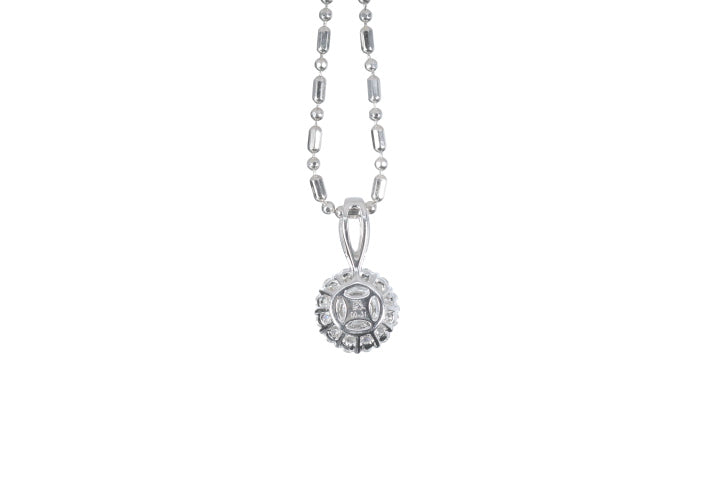 Halo Diamond Pendant