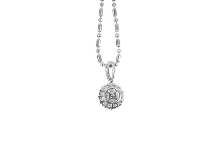 Halo Diamond Pendant
