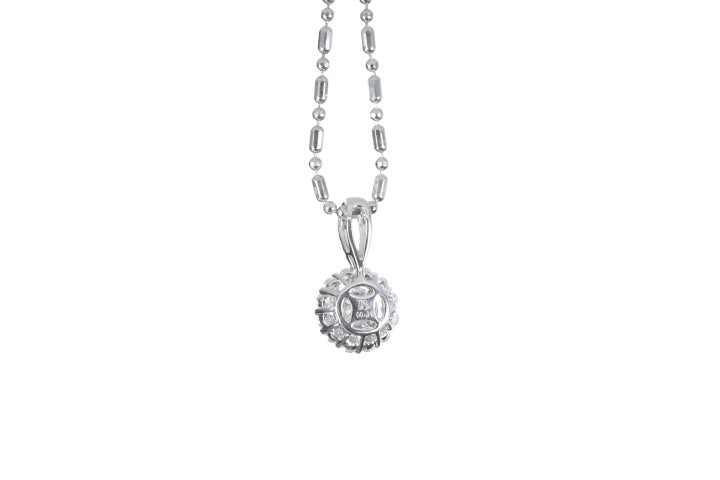 Halo Diamond Pendant