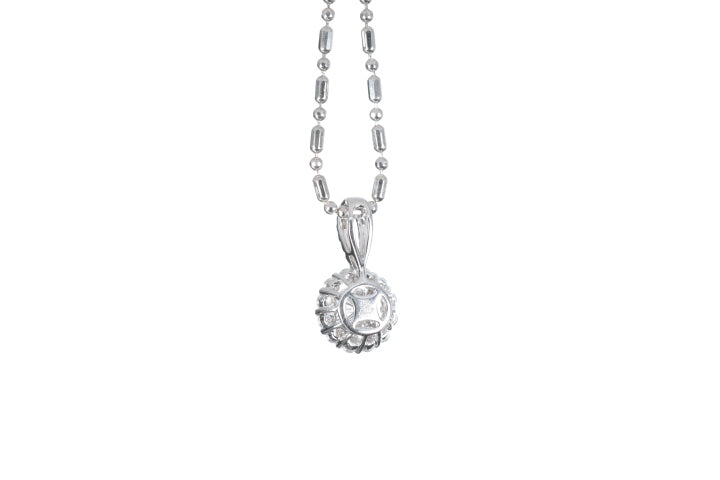 Halo Diamond Pendant