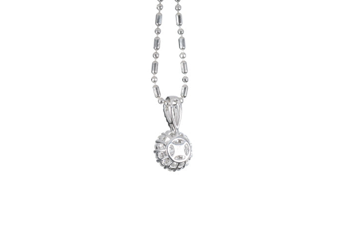 Halo Diamond Pendant