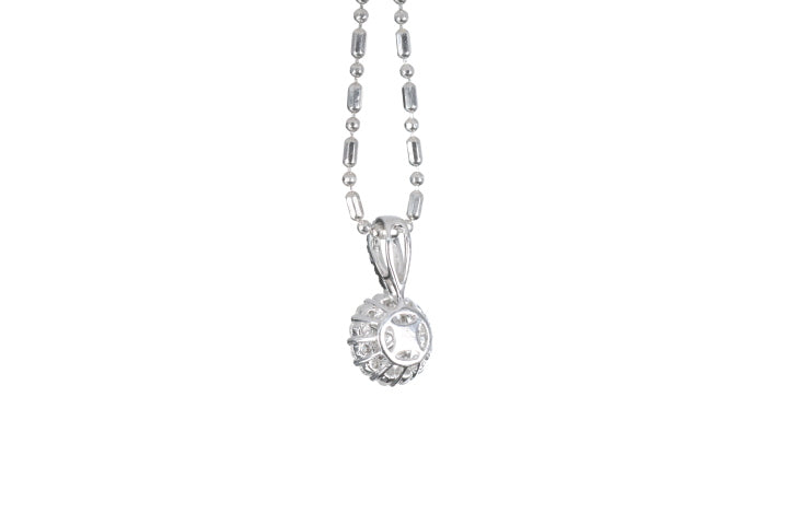 Halo Diamond Pendant