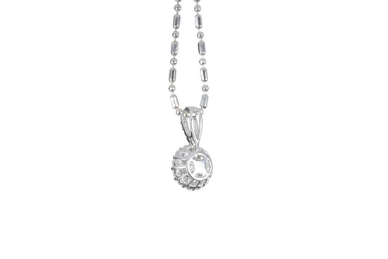Halo Diamond Pendant