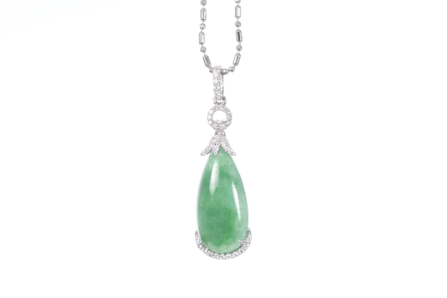 Jadeite Pear Shaped Pendant