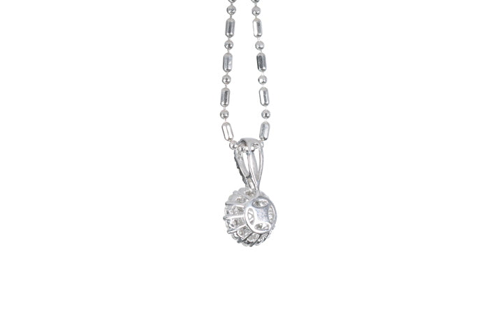 Halo Diamond Pendant