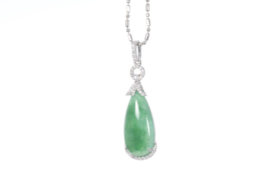 Jadeite Pear Shaped Pendant