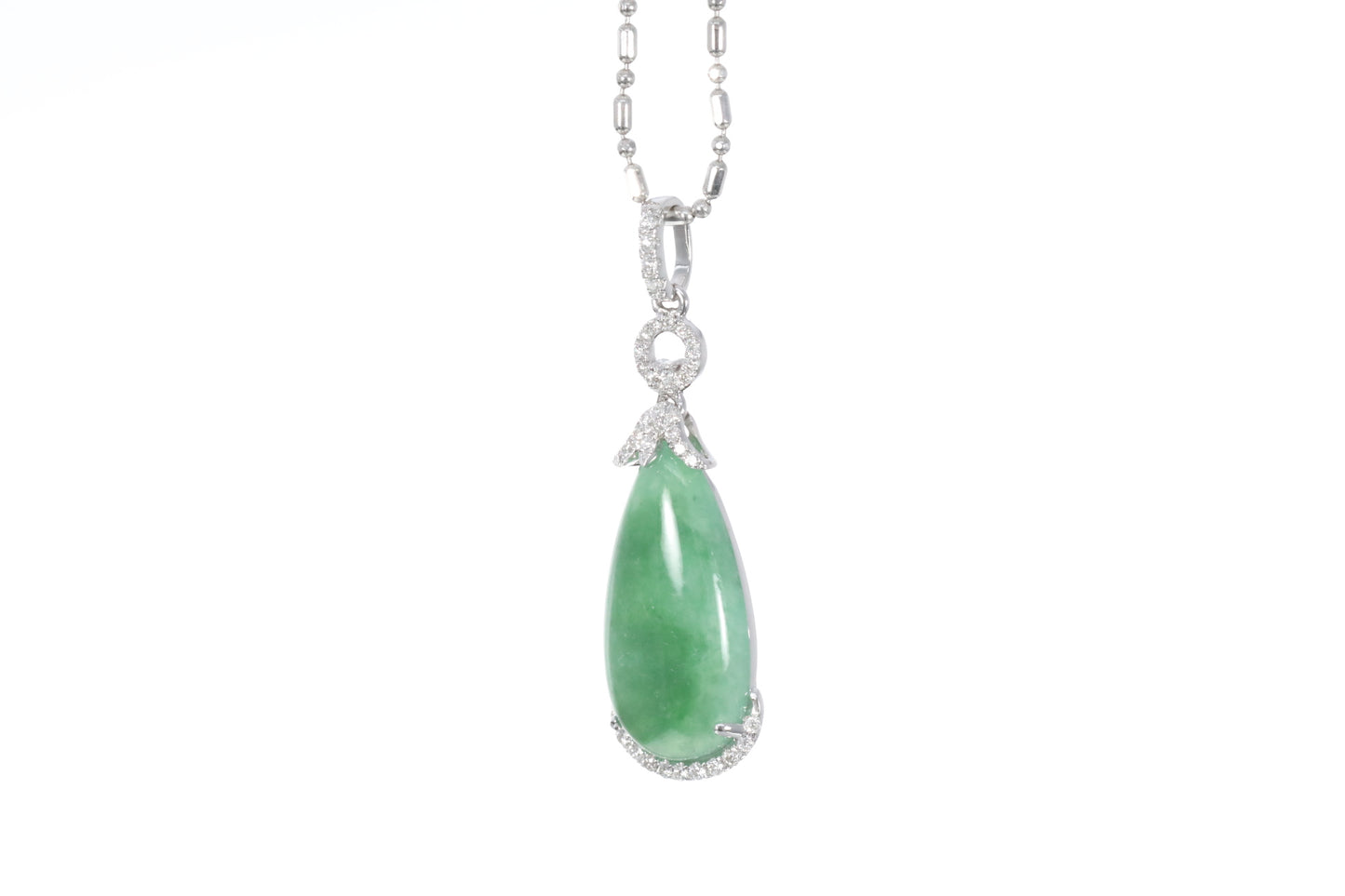 Jadeite Pear Shaped Pendant