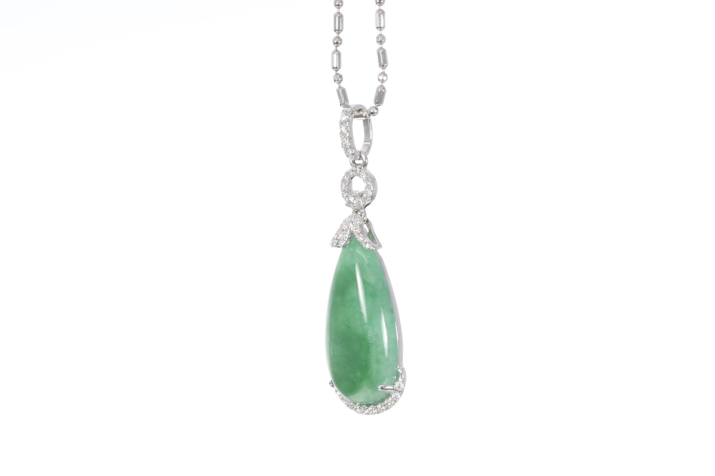 Jadeite Pear Shaped Pendant