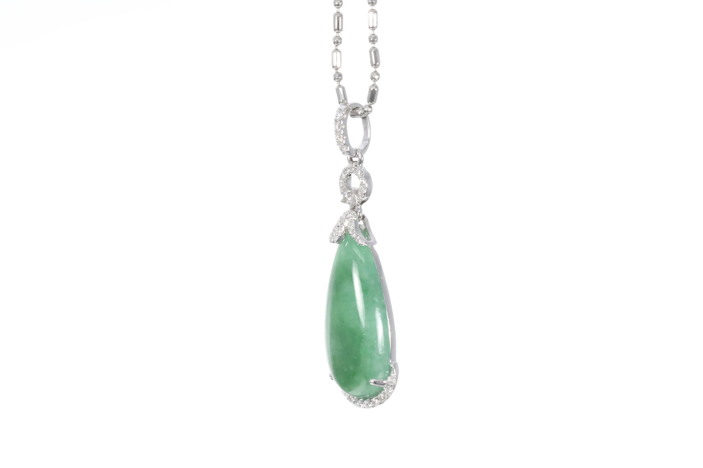 Jadeite Pear Shaped Pendant