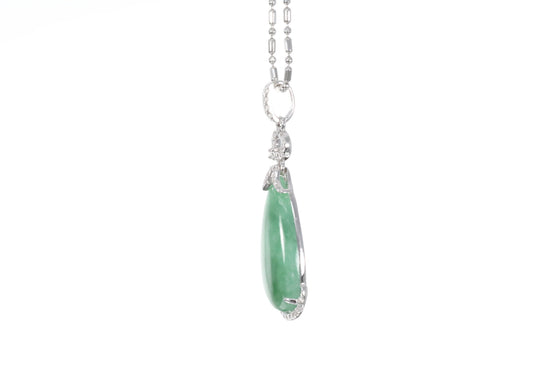 Jadeite Pear Shaped Pendant