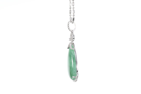 Jadeite Pear Shaped Pendant