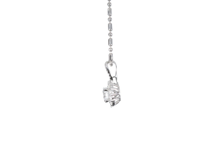 Halo Diamond Pendant