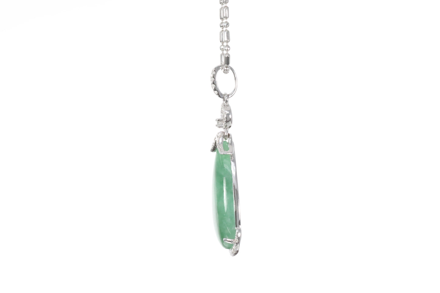 Jadeite Pear Shaped Pendant