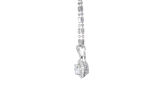 Halo Diamond Pendant
