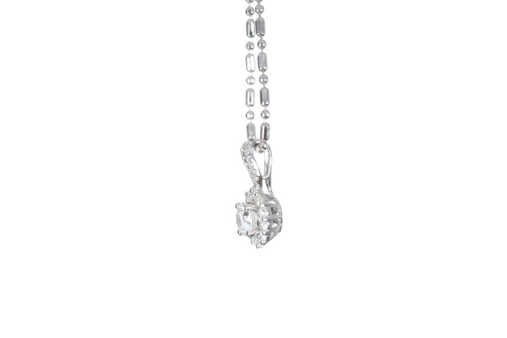 Halo Diamond Pendant